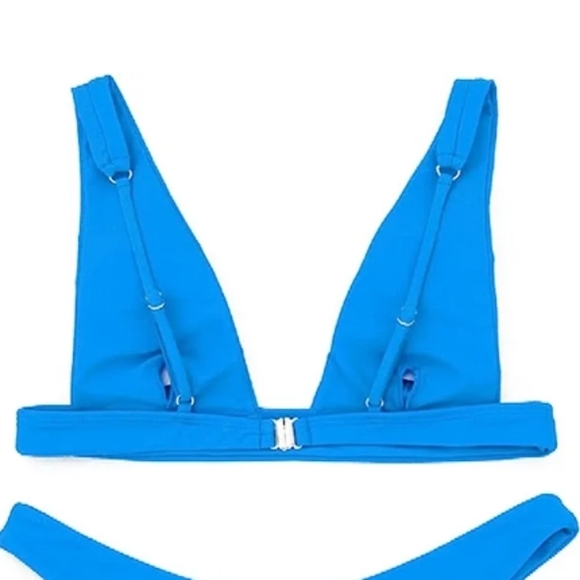 Sherry DC Brazilian Bikini Top Only Solid  Women Swimwear Push Up . Size L - Picture 3 of 10